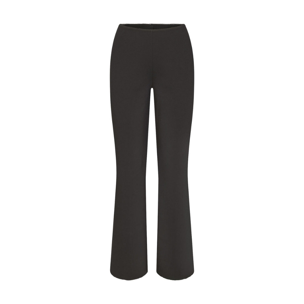 Skims cotton rib picot trim pant
